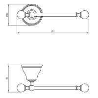 Товар: Держатель туалетной бумаги Migliore Provance 17652 Хром - фото 3 Держатель туалетной бумаги Migliore Provance 17652 Хром — фото 3, Держатели туалетной бумаги