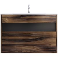 Тумба под раковину AM.PM Func 100 M8FFUX1001OF подвесная Дуб крафт — фото 1, Мебель для ванной