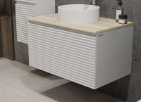 Товар: Тумба под раковину Jorno Cossety 80 Coss.01.80/P/W-DG/JR подвесная Белый - фото 2 Тумба под раковину Jorno Cossety 80 Coss.01.80/P/W-DG/JR подвесная Белый — фото 2, Тумбы под раковину