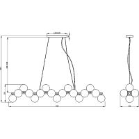 Товар: Подвесной светильник Maytoni Modern Dallas MOD547PL-25G Янтарный Золото - фото 9 Подвесной светильник Maytoni Modern Dallas MOD547PL-25G Янтарный Золото — фото 9, Подвесные светильники