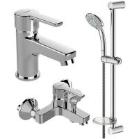 Комплект смесителей Vidima Calista B1435AA Хром — фото 1, Готовые комплекты для ванной комнаты