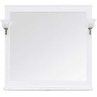 Зеркало Aquanet Валенса New 105 238830 Белое матовое — фото 2, Мебель для ванной