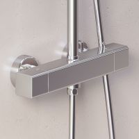 Товар: Душевая система Damixa Gala 953800000 с термостатом Хром - фото 4 Душевая система Damixa Gala 953800000 с термостатом Хром — фото 4, Душевое оборудование. Душевая программа