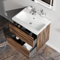 Товар: Тумба под раковину AM.PM Gem 60 M90FHX0602HF подвесная Орех - фото 5 Тумба под раковину AM.PM Gem 60 M90FHX0602HF подвесная Орех — фото 5, Мебель для ванной