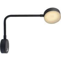 Настенный светильник Crystal Lux CLT 214W BL Белый Черный — фото 1, Светильники