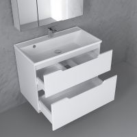 Тумба под раковину Raval Wector 80 Wct.01.80/P/W/MD подвесная Белая — фото 5, Тумбы под раковину