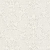 Обои Zambaiti Parati Trussardi VI 46031 Винил на флизелине (1,06*10,05) Серый, Штукатурка/Дамаск — фото 1, Обои для стен