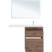 Товар: Тумба с раковиной Aquanet Токио 130 R 335590 Дуб веллингтон - фото 7 Тумба с раковиной Aquanet Токио 130 R 335590 Дуб веллингтон — фото 7, Тумбы с раковиной