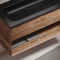 Тумба под раковину Sancos Marmi 1.0 120 MR1.0120ECH подвесная Дуб чарльстон — фото 24, Мебель для ванной