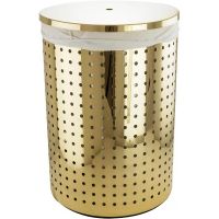 Корзина для белья Migliore Complementi 21995 Золото — фото 1, Корзины для белья