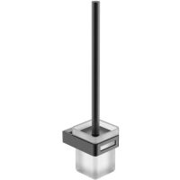 Ершик для унитаза Boheme Q 10954-GM Оружейная сталь — фото 1, Ершики для унитаза