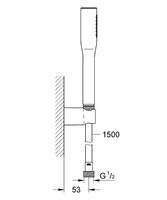 Душевой гарнитур Grohe Euphoria Cosmopolitan 27369000 Хром — фото 11, Душевые гарнитуры