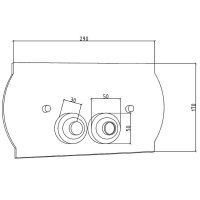 Клавиша смыва Boheme Medici 652 Золото — фото 3, Комплектующие для душевого оборудования