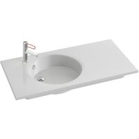 Раковина Jacob Delafon Odeon Rive Gauche 100 EXAU112-Z-00 Белая — фото 1, Раковины подвесные