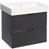 Товар: Тумба с раковиной Veedi Modern Line 85 14000017 подвесная Графит - фото 2 Тумба с раковиной Veedi Modern Line 85 14000017 подвесная Графит — фото 2, Мебель для ванной