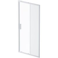 Душевая дверь AM.PM Gem Solo 110 W90G-110-1-195MM профиль Хром матовый стекло матовое-прозрачное — фото 6, Раздвижные душевые двери