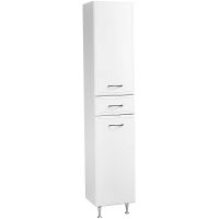 Шкаф пенал Stella Polar Концепт 36 Белый арт-SP-00000145 — фото 1, Пеналы для ванной комнаты