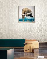 Обои Wiganford by Solo Lunman ER6901 Винил на флизелине (1,06*10,05) Белый/Бежевый/Серый, Мрамор — фото 3, Обои для стен