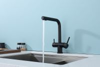 Смеситель для кухни Splenka S70.61.06 Черный матовый — фото 5, Смесители