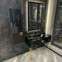 Товар: Тумба под раковину Boheme Armadi Art Lucido 100 770-100-B подвесная Черный глянец - фото 7 Тумба под раковину Boheme Armadi Art Lucido 100 770-100-B подвесная Черный глянец — фото 7, Мебель для ванной