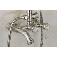 Товар: Душевая система ZorG Antic A 201DS-SL Серебро - фото 2 Душевая система ZorG Antic A 201DS-SL Серебро — фото 2, Душевое оборудование. Душевая программа