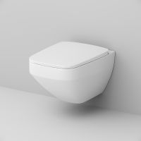 Унитаз AM.PM Inspire V2.0 FlashClean CK50H0603W подвесной с гигиеническим душем и ершиком с сиденьем Микролифт — фото 5, Подвесные унитазы