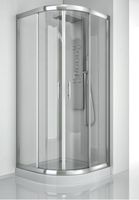 Товар: Душевой уголок Aquanet Alfa NAA2142 100x100 профиль Хром стекло прозрачное - фото 4 Душевой уголок Aquanet Alfa NAA2142 100x100 профиль Хром стекло прозрачное — фото 4, Душевые уголки четверть круга