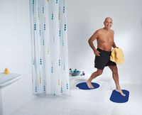 Коврик для душа Ridder Tecno+ 55x55 А6800233 Синий — фото 3, Аксессуары для туалета