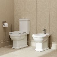Унитаз компакт Kerama Marazzi Pompei PO.wc.01 Белый глянцевый без бачка и сиденья — фото 7, Напольные унитазы