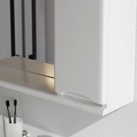 Товар: Зеркало со шкафом AM.PM Like 65 R M80MPR0651WG с подсветкой Белый - фото 4 Зеркало со шкафом AM.PM Like 65 R M80MPR0651WG с подсветкой Белый — фото 4, Зеркальные шкафы в ванную