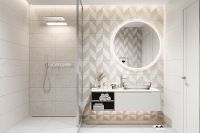 Керамическая плитка GlobalTile Essen GT Темно-бежевый GT161VG настенная 30х60 см — фото 3, Керамическая плитка