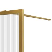 Товар: Душевая перегородка Vincea Walk-In 70 VSW-1HP700FLBG профиль Брашированное золото стекло рифленое - фото 5 Душевая перегородка Vincea Walk-In 70 VSW-1HP700FLBG профиль Брашированное золото стекло рифленое — фото 5, Душевые перегородки