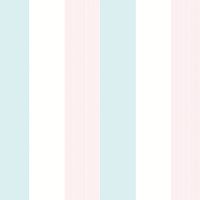 Обои Andrea Rossi Gallinara 54313-2 Винил на флизелине (1,06*10,05) Голубой/Белый/Розовый, Полоса — фото 1, Обои для стен