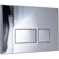 Клавиша смыва Logan Space 297679 Хром — фото 1, Комплектующие для душевого оборудования