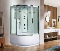 Душевая кабина WeltWasser WW500 Emmer 12055 120x120 10000003289 профиль Хром стекло прозрачное — фото 3, Душевые кабины