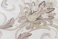 Обои Артекс Сорренто 10843-06 Винил на флизелине (1,06*10,05) Белый/Бежевый, Дамаск — фото 6, Обои для стен