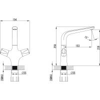 Смеситель для кухни Kaiser Suer 46133 Хром — фото 3, Смесители