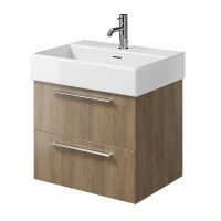 Тумба под раковину Creto Tivoli 60 8-1376BA подвесная Bamenda — фото 2, Мебель для ванной