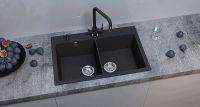 Товар: Кухонная мойка Ulgran Quartz Ruma 780-07 Уголь - фото 2 Кухонная мойка Ulgran Quartz Ruma 780-07 Уголь — фото 2, Кухонные мойки
