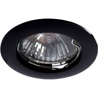 Встраиваемый светильник Artelamp Basic A2103PL-1BK Черный — фото 1, Точечные светильники