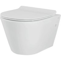 Унитаз Creo Ceramique Creo COMBO CR1100R подвесной с сиденьем Микролифт — фото 2, Унитазы