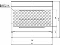 Тумба с раковиной Aquanet Верона 100 287663 Белая — фото 5, Тумбы с раковиной