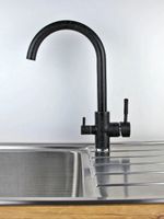 Товар: Смеситель для кухни Viko V-5124 Черный мрамор - фото 2 Смеситель для кухни Viko V-5124 Черный мрамор — фото 2, Смесители для кухни