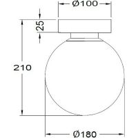 Товар: Настенно-потолочный светильник Maytoni Modern Basic form MOD321WL-01G2 Золото - фото 5 Настенно-потолочный светильник Maytoni Modern Basic form MOD321WL-01G2 Золото — фото 5, Светильники