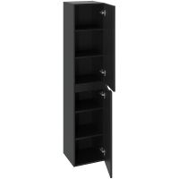 Товар: Шкаф пенал Orange Line 35 Li-35Pub подвесной Черный матовый - фото 3 Шкаф пенал Orange Line 35 Li-35Pub подвесной Черный матовый — фото 3, Мебель для ванной