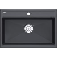 Кухонная мойка Paulmark Stepia 80 PM117551-AN Антрацит — фото 1, Кухонные мойки