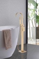 Товар: Смеситель для ванны Abber Wasserfall AF8615G Золото матовое - фото 2 Смеситель для ванны Abber Wasserfall AF8615G Золото матовое — фото 2, Смесители