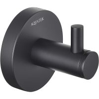 Крючок Aquatek Европа AQ4101MB Черный матовый — фото 1, Крючки для полотенец