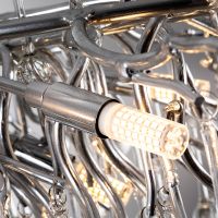 Люстра Divinare Salice 3132/26 SP-13 Прозрачная Серебро — фото 3, Люстры