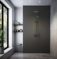 Душевая система Aquatek Бетта AQ2140MB Черная матовая — фото 4, Душевые стойки